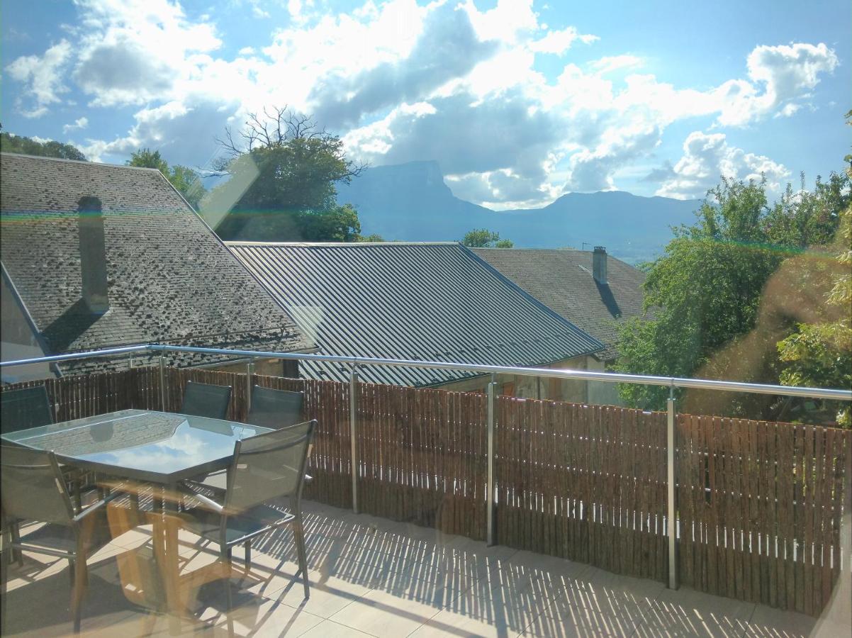 Gite Clair, Spacieux Et Cosy Avec Vue Sur Le Massif De La Chartreuse Sainte-Helene-du-Lac Exterior foto