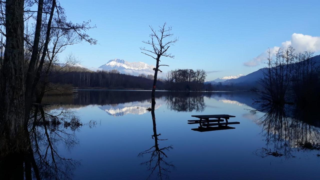 Gite Clair, Spacieux Et Cosy Avec Vue Sur Le Massif De La Chartreuse Sainte-Helene-du-Lac Exterior foto